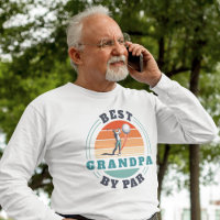 Golfing Best Grandpa By Par Outdoor Sports Custom