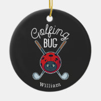 Golfing Bug Sports Gag Novelty Golf
