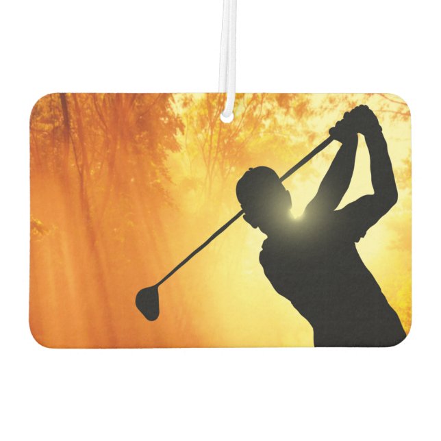 Golfing Car Air Freshener (Back)