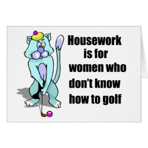 Golfing Cat