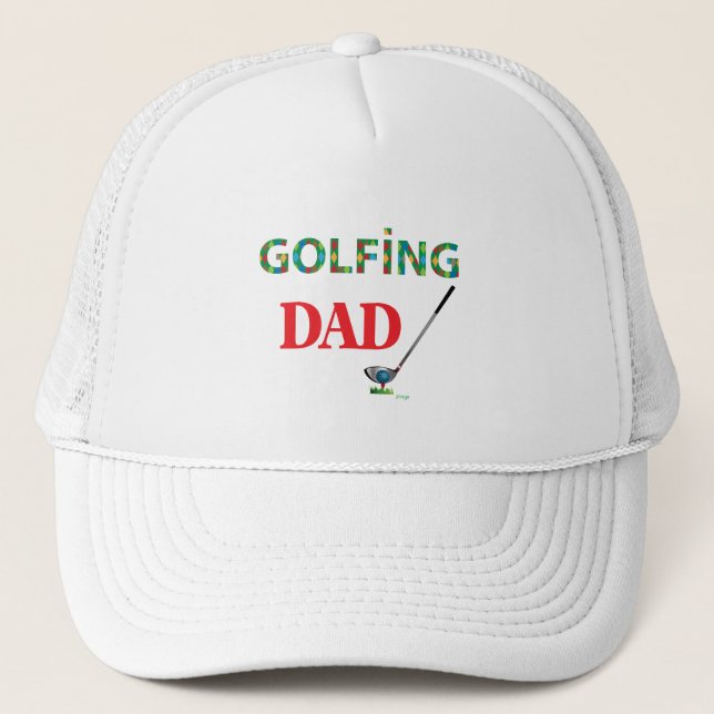 Golfing DAD Cool Golf Hat (Front)