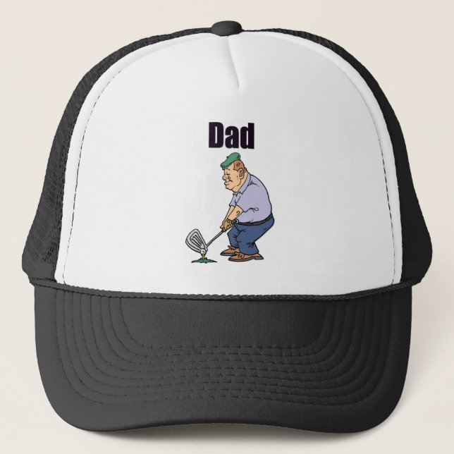 Golfing Dad Trucker Hat (Front)
