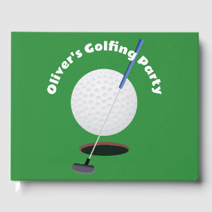 Golfing Design Guest Book