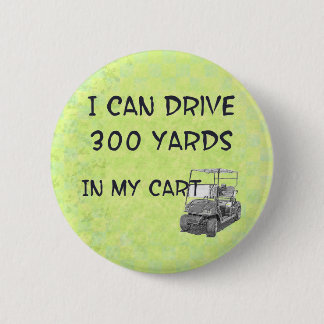 Golfing Drive 6 Cm Round Badge