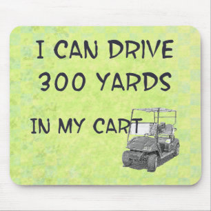 Golfing Drive Mouse Pad