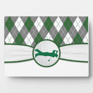 Golfing Golf Plaque