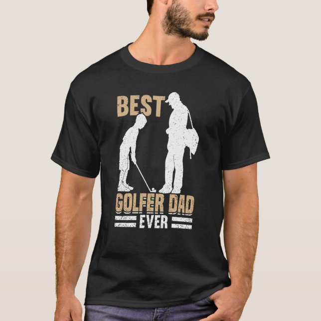 Golfing Golf Player Coach Father Golfer Dad  6 T-Shirt (Front)