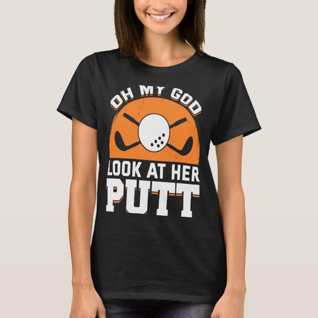 Golfing Golf Player Coach Golfer  1 T-Shirt (Front)