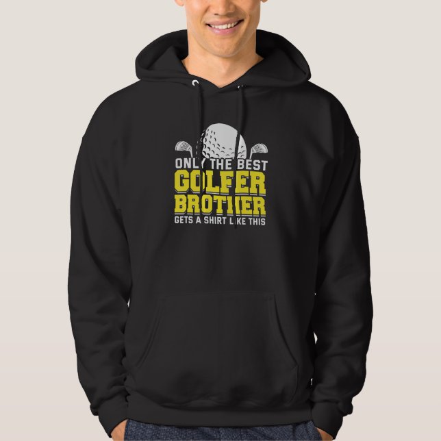 Golfing Golf Player Coach Golfer Brother Hoodie (Front)