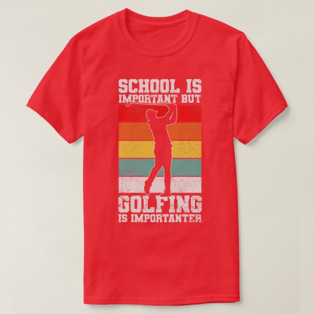 Golfing Golfer T-Shirt (Design Front)
