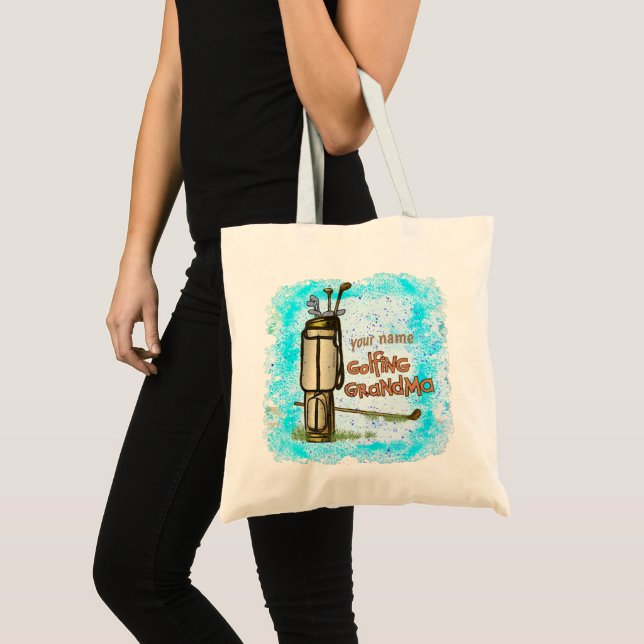 Golfing Grandma  Tote Bag (Front (Product))