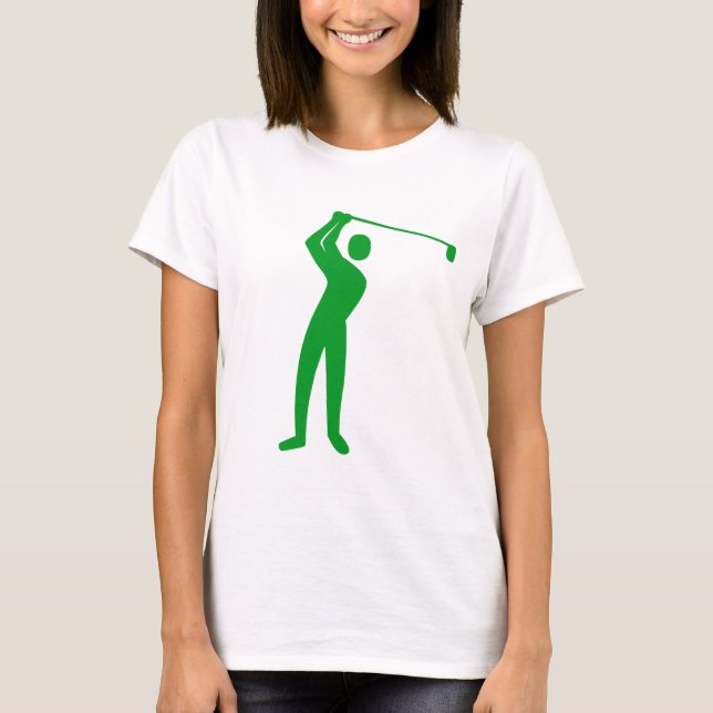 Golfing - Grass Green T-Shirt (Front)