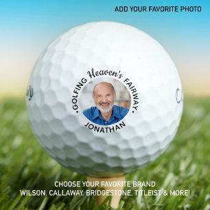 Golfing Heaven's Fairway Keepsake Photo Memorial Golf Balls