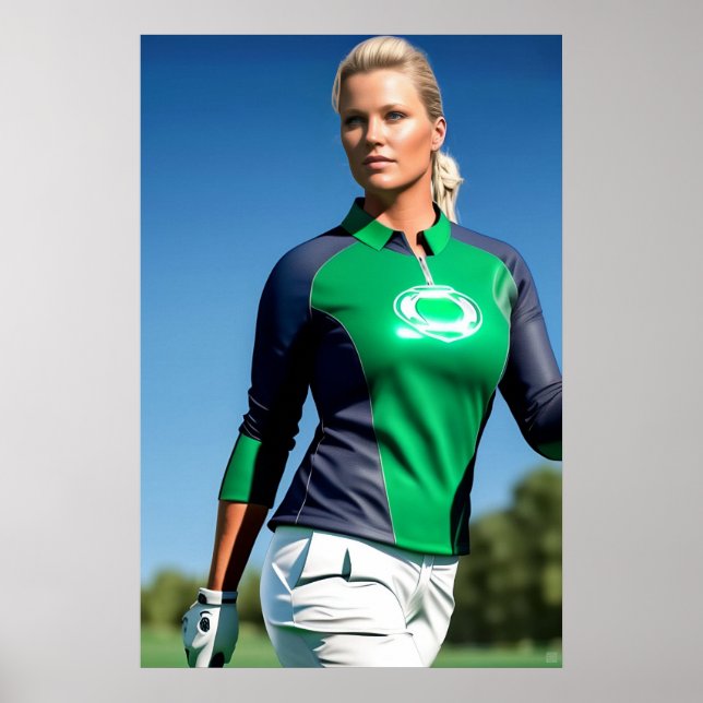 Golfing hero Poster (Front)