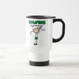 Golfing is Groovy Travel Mug