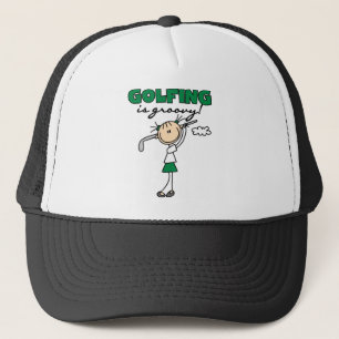 Golfing is Groovy Tshirts and Gifts Trucker Hat
