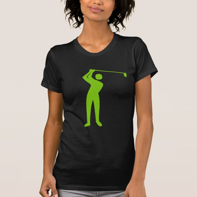 Golfing - Martian Green T-Shirt (Front)