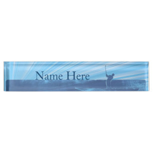 Golfing Nameplate