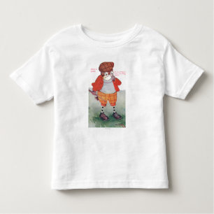 Golfing Owl Noting Silence is Golden Toddler T-Shirt