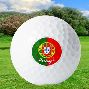 Golfing Portugal & Portuguese Flag / Golf Ball