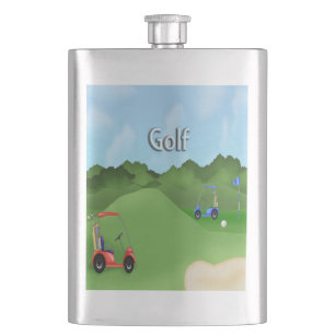 Golfing Premium Flask