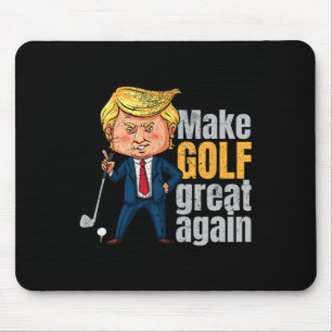 Golfing Pro-trump - Make Golf Great Again Mouse Pad
