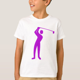 Golfing - Purple T-Shirt