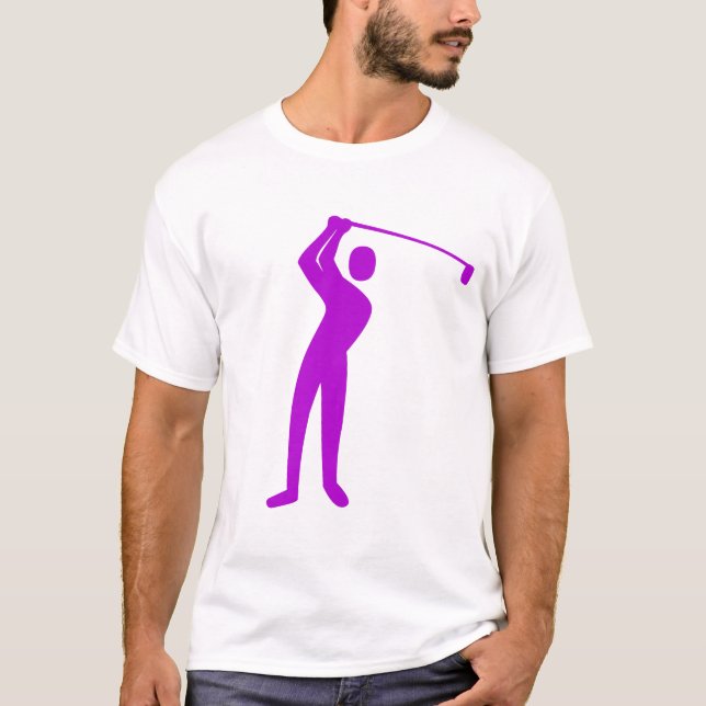 Golfing - Purple T-Shirt (Front)