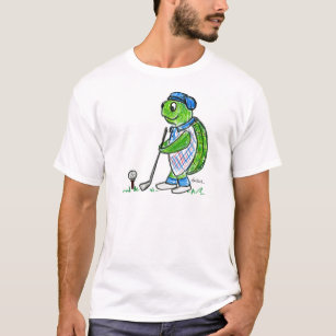 Golfing Turtle T-Shirt