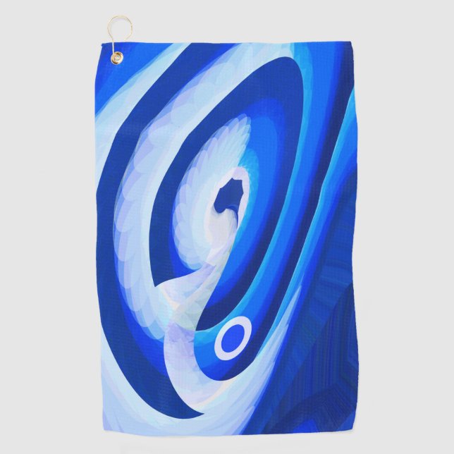 Golfing wizard golf towel (Front)