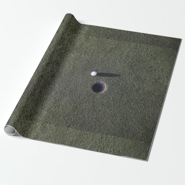 Golfing Wrapping Paper (Unrolled)