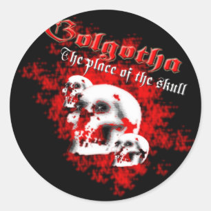 Golgotha Classic Round Sticker