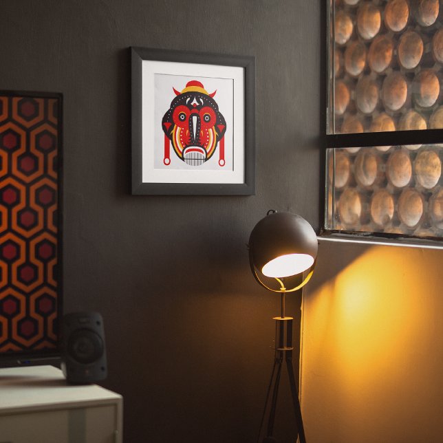Goli Tribal Mask Canvas Print (Creator Uploaded)