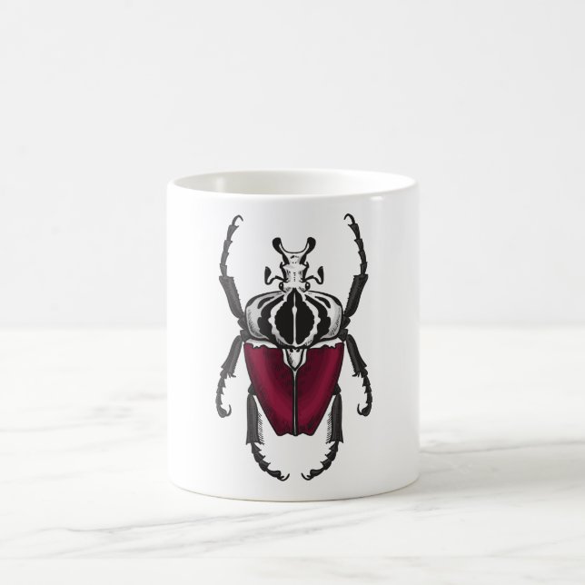 Goliath beetle coffee mug (Center)