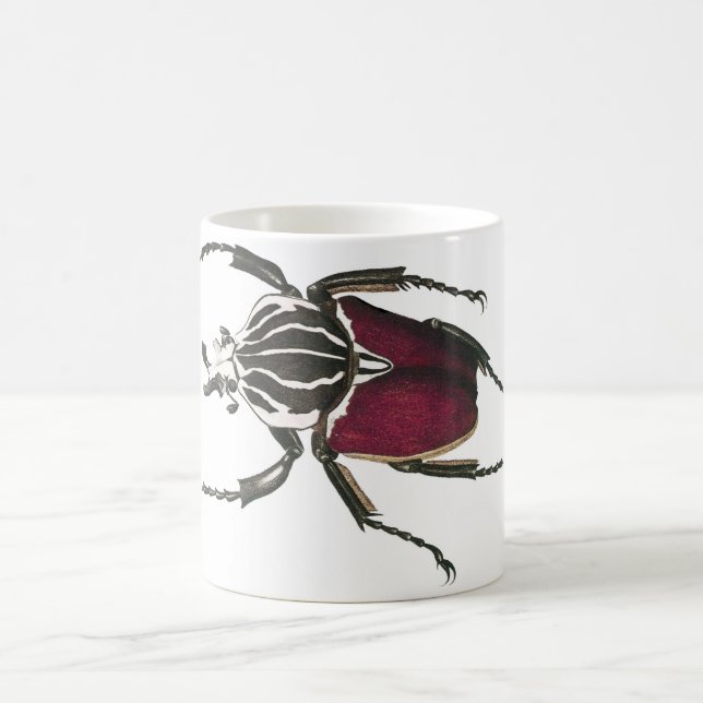 Goliath Beetle Coffee Mug (Center)