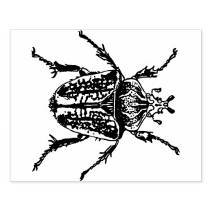 Goliath Beetle Rubber Stamp