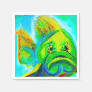 Goliath Grouper Paper Napkin