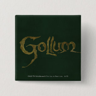 GOLLUM™ Name - Textured 15 Cm Square Badge