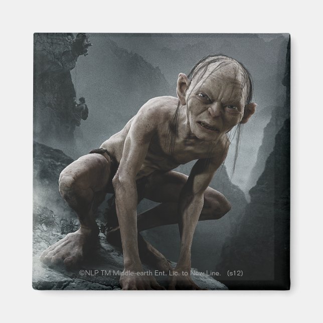 GOLLUM™ on a Rock Magnet (Front)