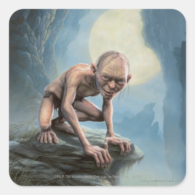 GOLLUM™ with Moon Square Sticker (Front)