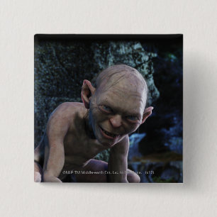 GOLLUM™ with Smile 15 Cm Square Badge