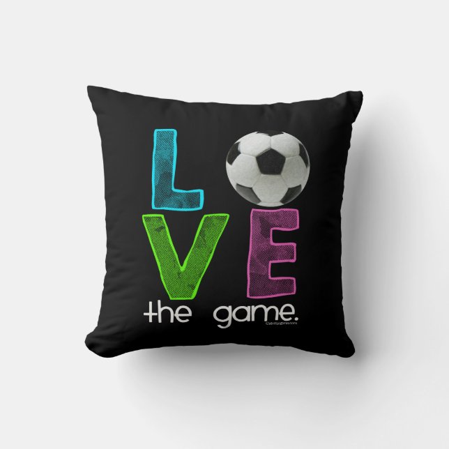 Golly Girls: Soccer - Love the Game Cushion (Front)