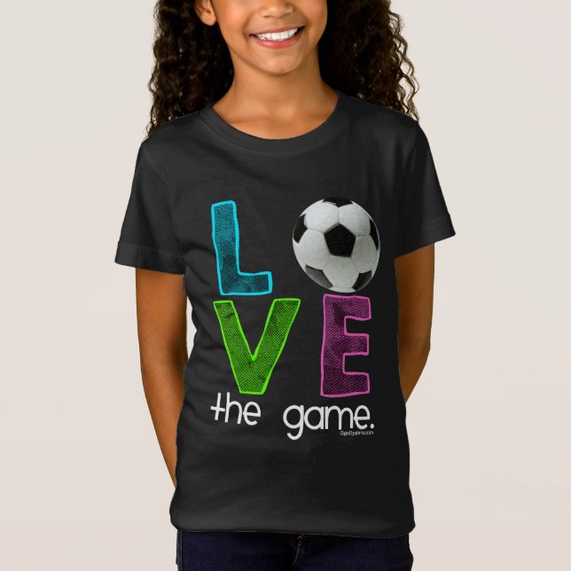 Golly Girls: Soccer - Love the Game T-Shirt (Front)