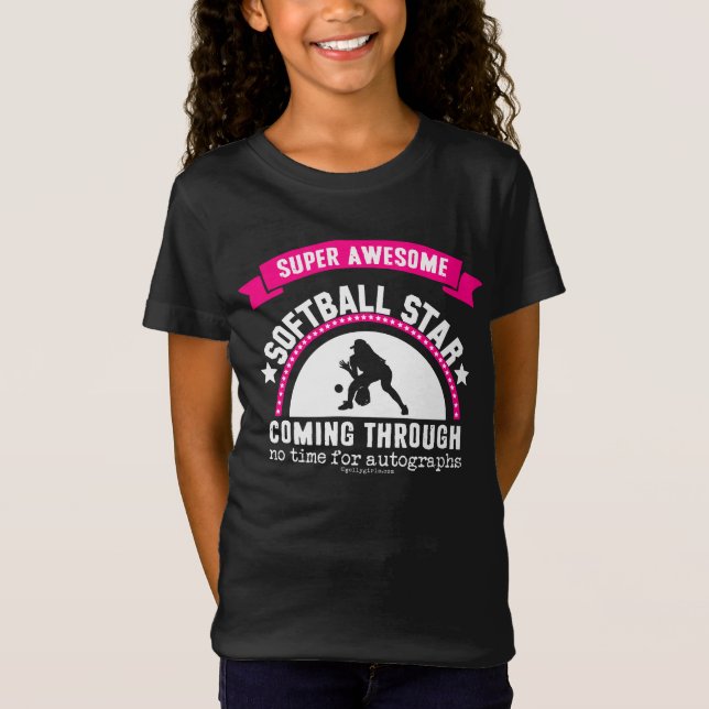 Golly Girls: Super Awesome Softball Star T-Shirt (Front)