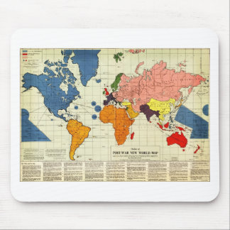 Gomberg’s infamous “New World Order” map (1942) Mouse Pad