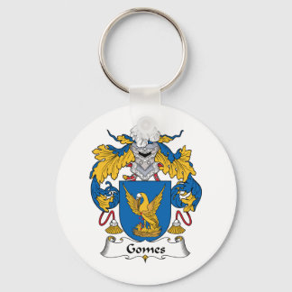 Gomes Family Crest Key Ring