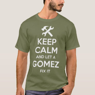 GOMEZ Funny Surname Birthday Family Tree Reunion T-Shirt