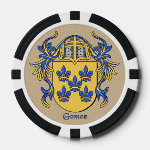 Gomez Heraldic Arms Poker Chips