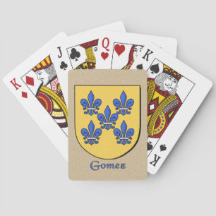 Gomez Heraldic Shield Playing Cards