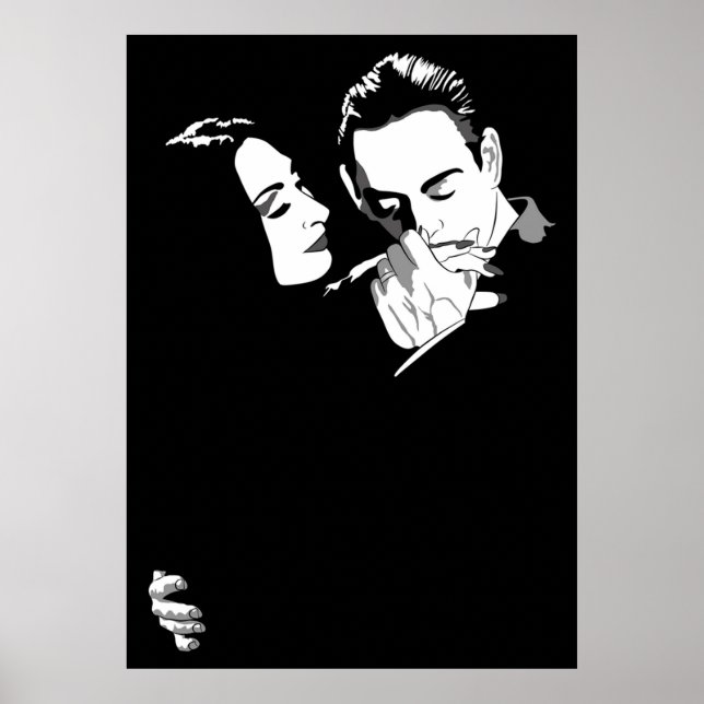 Gomez y Morticia Poster (Front)